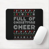 Funny Full Of Christmas Cheer Beer Ugly Matching C Mousepad (Mit Mouse)