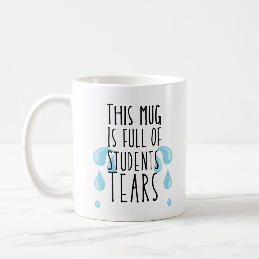 Funny Full of Students trängt Kaffee-Tasse Kaffeetasse (Links)