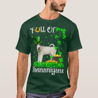 Funny full von Shenanigans von Terrier Dog St Patr T-Shirt