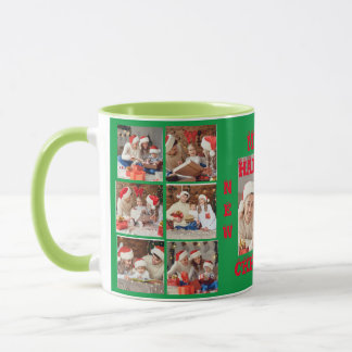 FUNNY FULTO COLLAGE MERRY CHRISTMAS 2 GREEN TASSE
