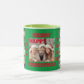 FUNNY FULTO COLLAGE MERRY CHRISTMAS 2 GREEN TASSE (Zentrum)