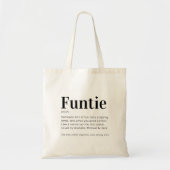 Funny Fun Auntie Funtie Tragetasche (Vorne)