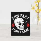 Funny Fun Fakt, dass Skeleton Sarcastic Adu mir eg Karte (Gelbe Blume)