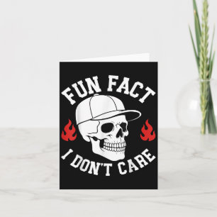 Funny Fun Fakt, dass Skeleton Sarcastic Adu mir eg Karte