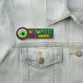 Funny Fun ‘Hi I m Zombie Personalisiert’ Halloween Namensschild (Beispiel)