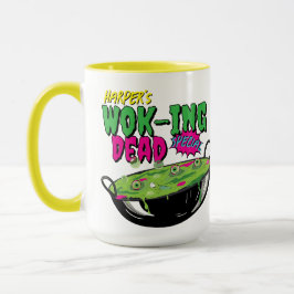 Funny Fun Personalisiert Wok ing Dead Special Tasse
