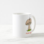 Funny FUN TYP Niedlich Goofy Mushroom Cartoon für Kaffeetasse (VorderseiteRechts)