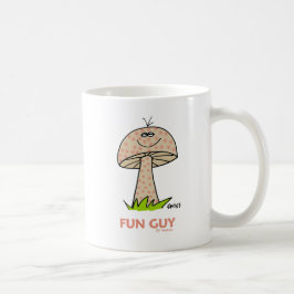 Funny FUN TYP Niedlich Goofy Mushroom Cartoon für  Kaffeetasse