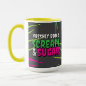 Funny Fun Zombie Scratched Scream & Sugar Tasse (Links)