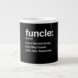 Funny Funcle Definition-Geschenk   Onkel Geschenke Jumbo-Tasse