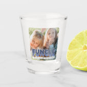 Funny Funcle Uncle Foto Schnapsglas (Vorderseite)