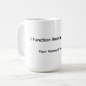 Funny Function Mug Kaffeetasse (Vorderseite Links)