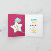 Funny Funkelnd Magic Tooth Fairy Danke Karte (Innenseite)