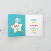 Funny Funkelnd Magic Tooth Fairy Danke Karte (Innenseite)