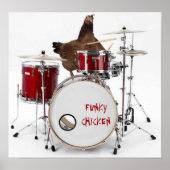Funny FUNKY CHICKEN Poster (Vorne)