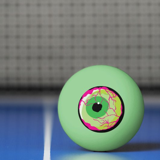 Funny Funky Zombie Eyeball Beer oder Tischtennisball (Netto)