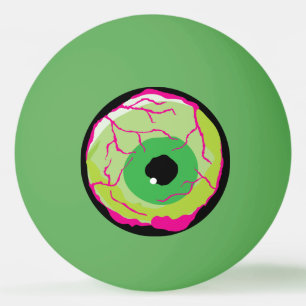 Funny Funky Zombie Eyeball Beer oder Tischtennisball