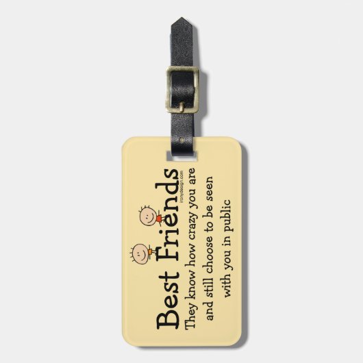 Funny Funny Gepäckanhänger (Vorderseite vertikal)