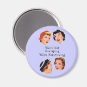 Funny Funny Ladys Magnet (Vorderseite/Rückseite)