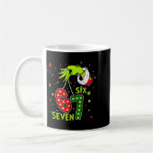 Funny Funny Six Seven Christmas 6 7 Brainot Meme X Kaffeetasse (Links)