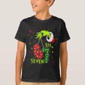 Funny Funny Six Seven Christmas 6 7 Brainot Meme X T-Shirt (Vorderseite)