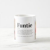 Funny Funtie Definition Foto Kaffee Tasse (Mittel)