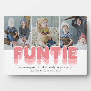 Funny Funtie Tante Foto Plaque Fotoplatte