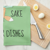 Funny für Fox Sake Do Geschirr Geschirrtuch (Viertel Falte)