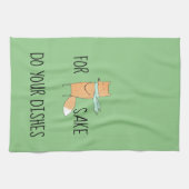 Funny für Fox Sake Do Geschirr Geschirrtuch (Horizontal)