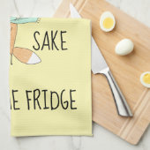 Funny für Fox Sake Nahen Kühlschrank Geschirrtuch (Viertel Falte)