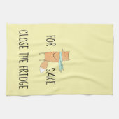 Funny für Fox Sake Nahen Kühlschrank Geschirrtuch (Horizontal)