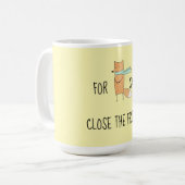Funny für Fox Sake Nahen Kühlschrank Kaffeetasse (Vorderseite Links)