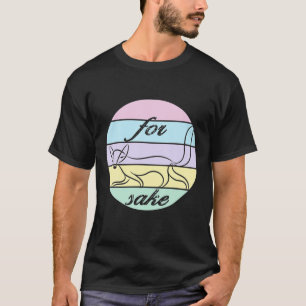 Funny für Fox Sake Sarcastic Pun Joke Vintag Rette T-Shirt