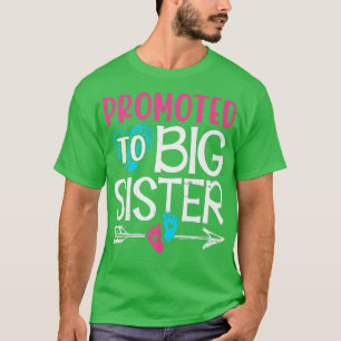 Funny für große Schwestern Geschlecht offen rosa o T-Shirt
