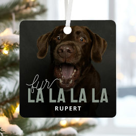 Funny Fur La Pet Foto Weihnachten Ornament Aus Metall