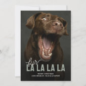 Funny Fur La Pet Weihnachtskarten Feiertagskarte (Vorderseite)