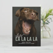 Funny Fur La Pet Weihnachtskarten Feiertagskarte (Stehend Vorderseite)