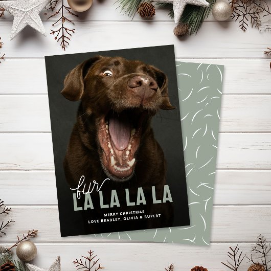 Funny Fur La Pet Weihnachtskarten Feiertagskarte