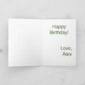 Funny für seinen St. Patrick's Day Geburtstag Karte (Innenseite)