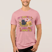 Funny Furry Entanglement Dog Cat Valentine  Tri-Blend Shirt (Vorderseite)