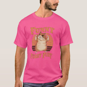 Funny Furry Fury Strong Hamster Power Pose T-Shirt