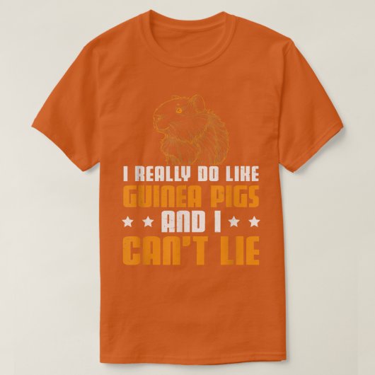 Funny Furry Potato Pet für eine häusliche Cavy Gui T-Shirt (Design vorne)