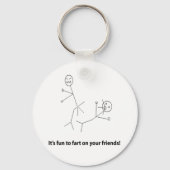 Funny Furz On Friends Schlüsselanhänger (Vorderseite)