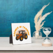 Funny Future Bauer in Training Traktor Farm Fotoplatte (InSitu)