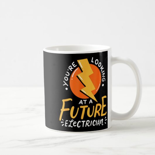 Funny Future Electrician Electrical Engineer Kaffeetasse (Rechts)
