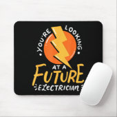 Funny Future Electrician Electrical Engineer Mousepad (Mit Mouse)