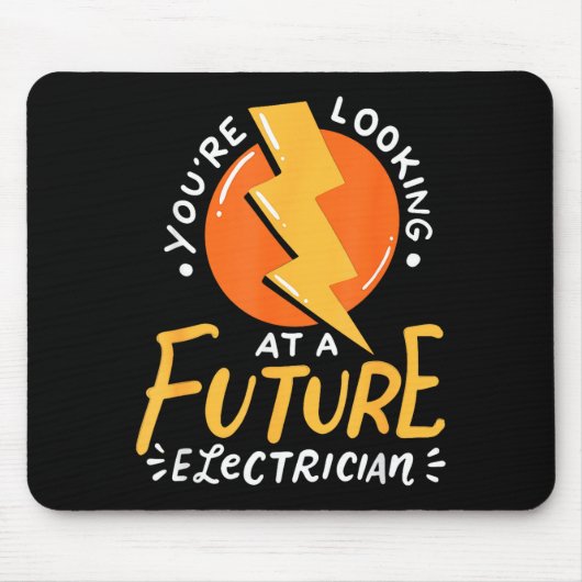 Funny Future Electrician Electrical Engineer Mousepad (Vorne)