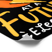 Funny Future Electrician Electrical Engineer  Poster (Ecke)