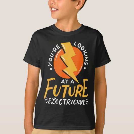 Funny Future Electrician Electrical Engineer  T-Shirt (Vorderseite)