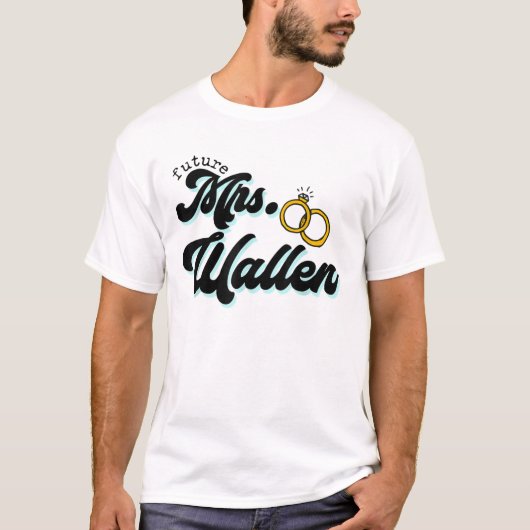 Funny Future Frau Wallen Retro 70er 80er 90S Vinta T-Shirt (Vorderseite)